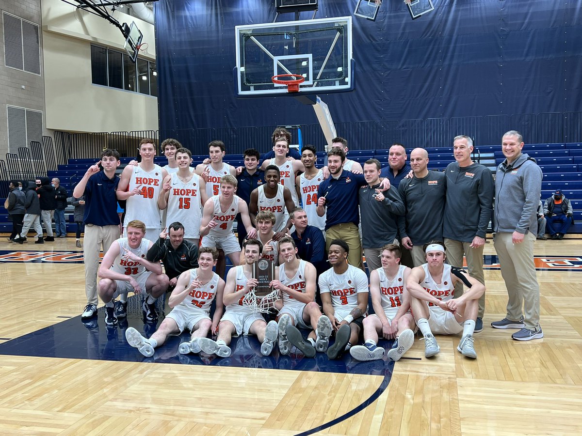 #D3MIAA Sports (@miaa1888) on Twitter photo Congrats to <a href="/HopeAthletics/">Hope College Athletics</a> men’s basketball for clinching the 2022 #D3MIAA regular-season title! 🏀
#MIAAmbkb Congrats to <a href="/HopeAthletics/">Hope College Athletics</a> men’s basketball for clinching the 2022 #D3MIAA regular-season title! 🏀
#MIAAmbkb
