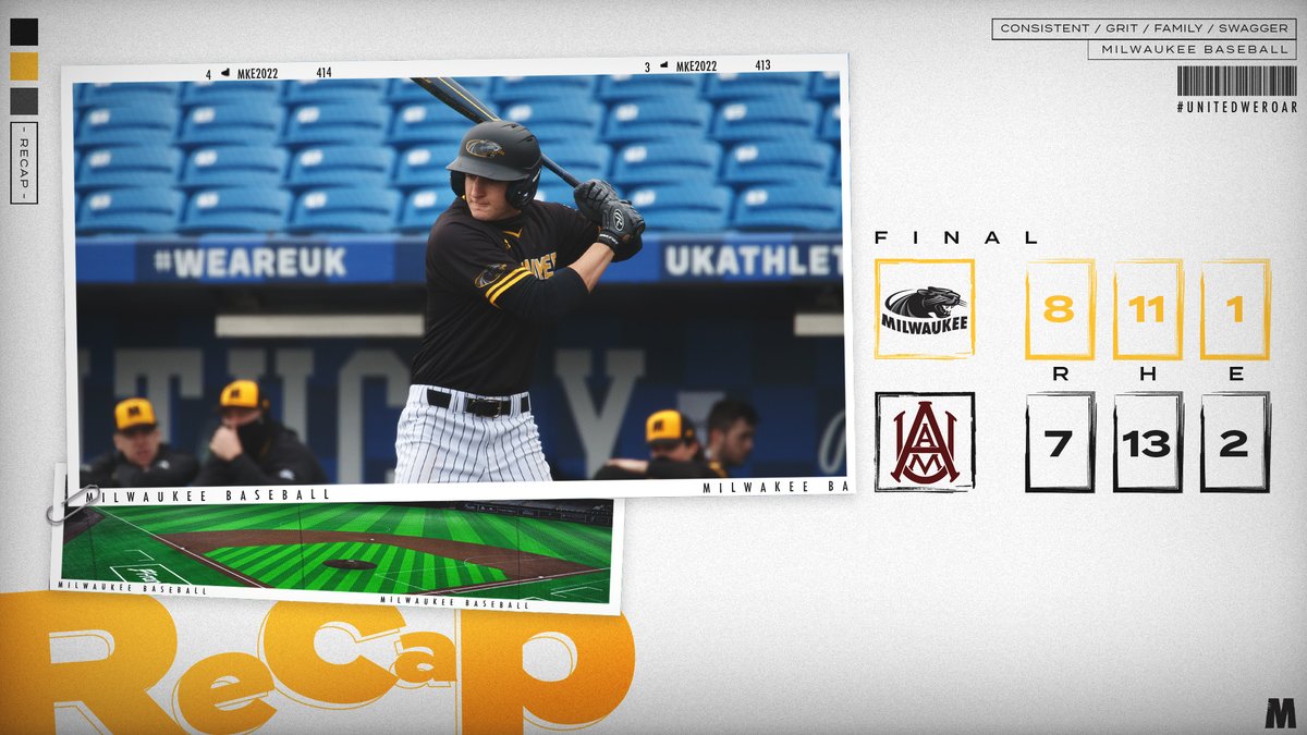 Milwaukee Baseball (@mke_baseball) on Twitter photo Another one! Let's finish it tomorrow 💪
🔸 <a href="/jnovak34/">Jake Novak</a> | 3-3, 2HR, 3RBI
🔸 Mahoney | 4.2 IP, 1BB, 6K
#UnitedWeRoar | <a href="/NCAABaseball/">NCAA Baseball</a>
📑: bit.ly/3H5jDz4 Another one! Let's finish it tomorrow 💪
🔸 <a href="/jnovak34/">Jake Novak</a> | 3-3, 2HR, 3RBI
🔸 Mahoney | 4.2 IP, 1BB, 6K
#UnitedWeRoar | <a href="/NCAABaseball/">NCAA Baseball</a>
📑: bit.ly/3H5jDz4