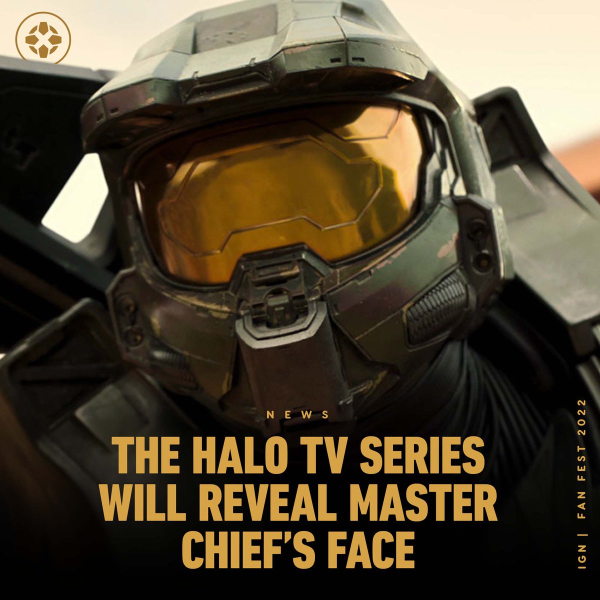 IGN's tweet photo. "You will see his face... for the nature of this story, it felt really important to connect with the Master Chief in a different way, and that meant showing the face.” - @k_wolfkill on seeing Master Chief's face in the Halo TV series | #IGNFanFest | https://t.co/DT9lX5QgQP https://t.co/O7k09ezW4n