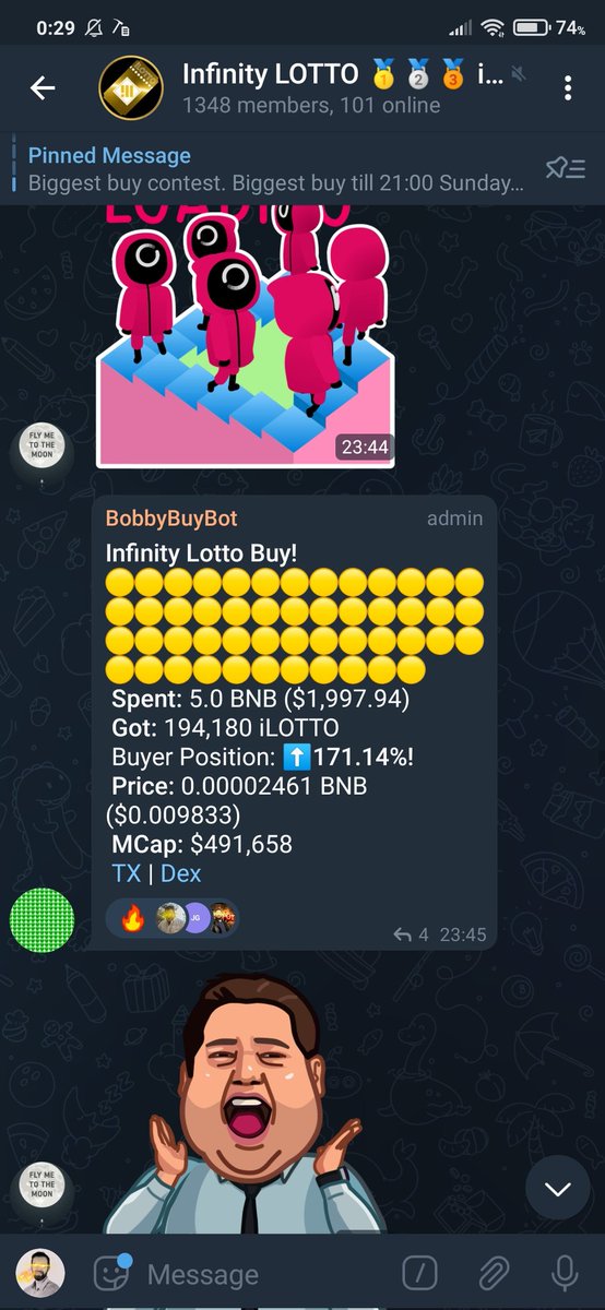 zooky88's tweet photo. We are PUMPING!!! JOIN US at infinitylotto on telegram before its too late

#InfinityLotto https://t.co/hobpvs7YMI