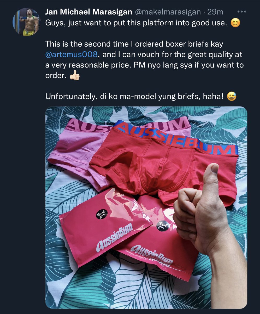 artemus008's tweet photo. HAVE A BLESS SUNDAY TO EVERYONE MGA BOSS
support na po ninyo small business ko mga boss ..SUPER BIG BIG HELP NA PO ๐๐ป๐๐ป
PAPROMOTE/RETWEET
PM LANG PO
#SupportSmallBusinesses
#ShareYourBlessing
#GoodVibesOnly https://t.co/eVjFKryiiO