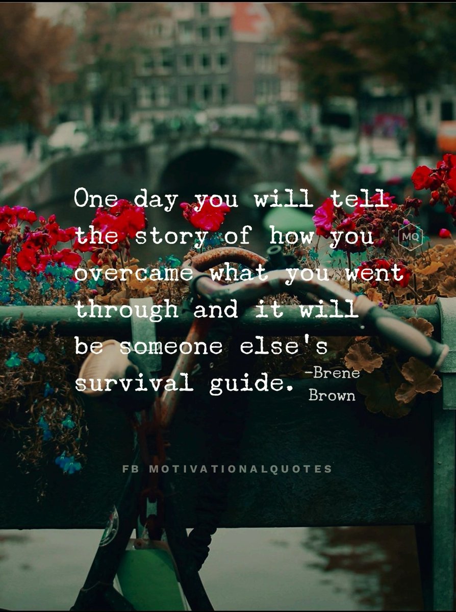 The story of how you overcame what you went through