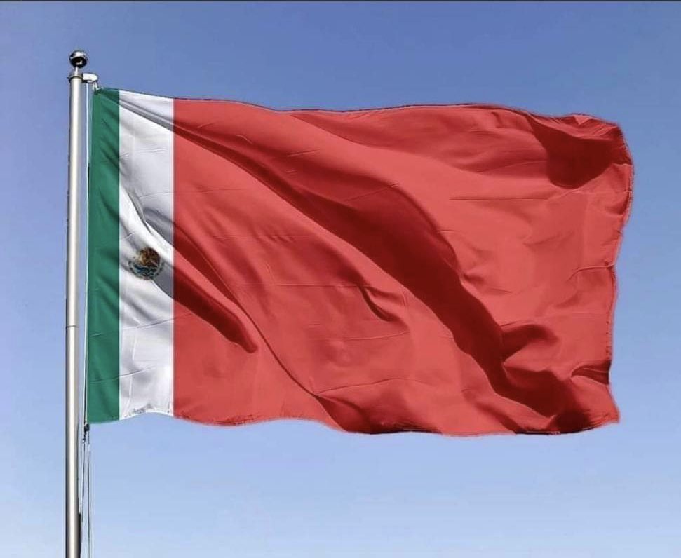 PedroFerriz's tweet photo. El verde es la esperanza 
El blanco, la unidad
El rojo, la sangre derramada. 

Esto es México 
#RevocacióndeMandato

Si no lo soporto, por qué me he de abstener. https://t.co/PyfKaK9Xgo