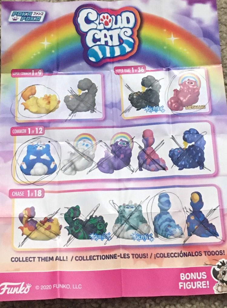 BumblingMoth's tweet photo. Yo! Anybody else collect these cutie cloud cats?? I am desperate for the ones I’m still missing!! Willing to trade the two repeats I have/pay for them ^_^ https://t.co/URqHD9Ocdi