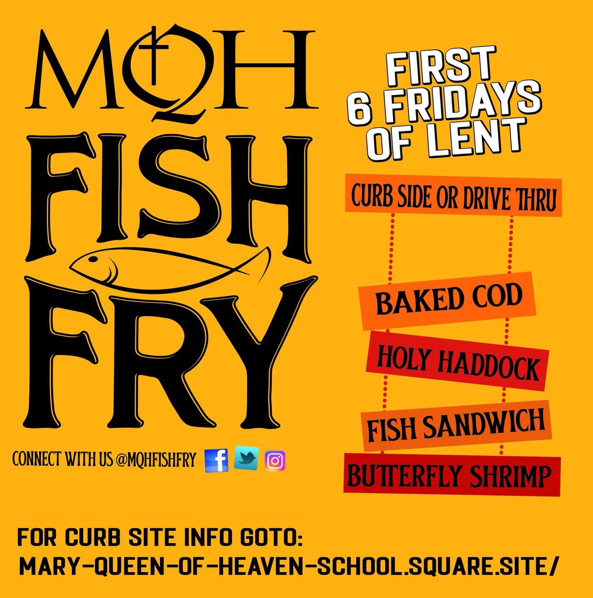 Mary, Queen of Heaven Fish Fry 🐟🎣 tweet media
