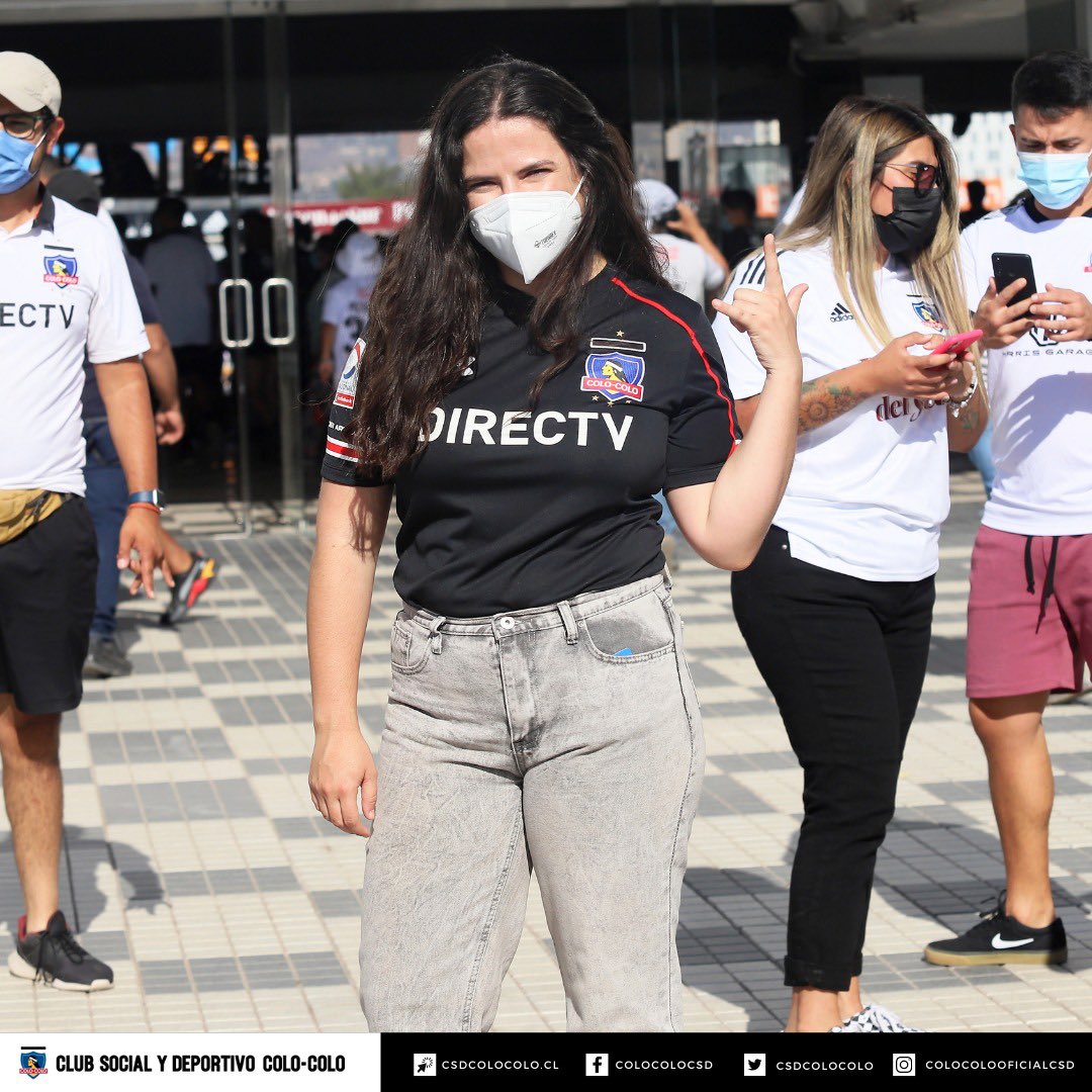 CSDColoColo's tweet photo. La futura ministra de la Mujer y Equidad de Género y socia de Colo-Colo, @totiorellanag, hoy vino a ver al equipo de sus amores 🤟🏽🏁

#VamosColoColo 
#VamosPorTodo https://t.co/g8U2lwTMHY