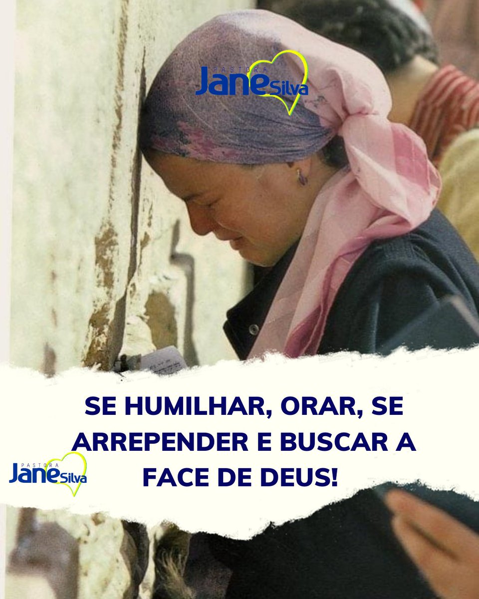 janesilvaminas's tweet image. &quot;...se o meu povo, que se chama pelo meu nome, se humilhar e orar, buscar a minha face e se afastar dos seus maus caminhos, dos céus o ouvirei, perdoarei o seu pecado e curarei a sua terra.&quot;  2 Crônicas 7:14
#oração #opoderdaoração #deus #cristãos #evangélicos   #pastorajanesilva