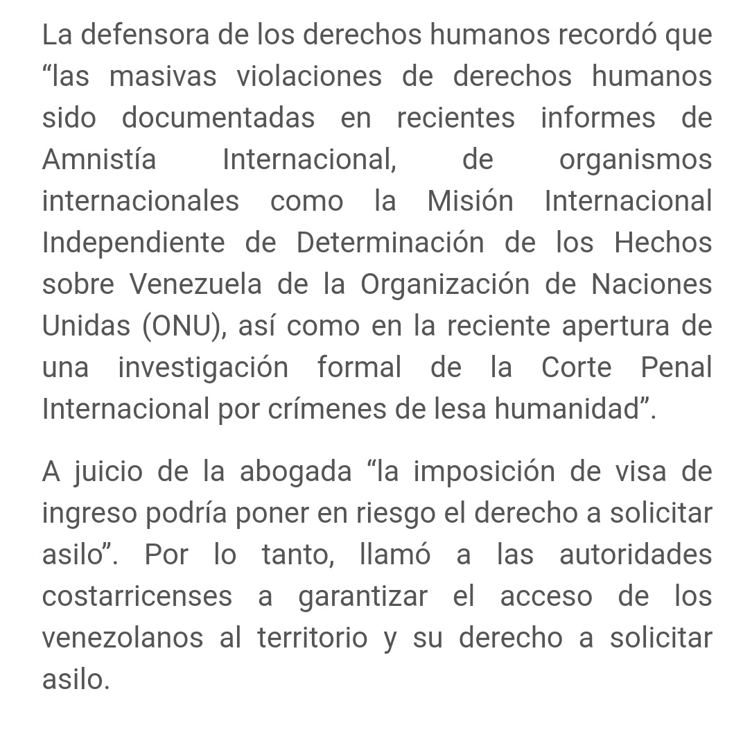 maribylu's tweet photo. Amnistía internacional se solidariza con los venezolanos en Costa Rica y envía una carta a él presidente Carlos Alvarado cosa que no hace ni @dsmolansky ni @MariaFariaVE en consideración a la comunidad venezolana en territorio tico. #VISA #VenezolanosenCR @EduardoFloresB1 https://t.co/HzG4RdMaKZ
