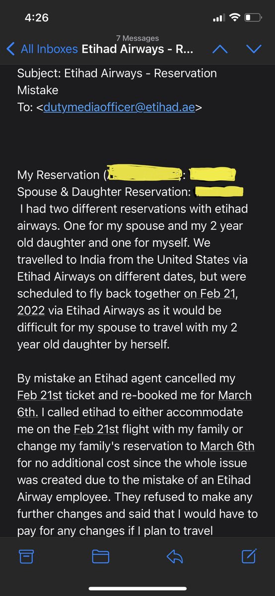 dnakrani's tweet photo. An email sent to @etihad @EtihadHelp @UAEmediaoffice and yet issue has not been resolved yet. This has been traumatic experience in these testing times for my family. @HamdanMohammed https://t.co/4A2jLlCW1n