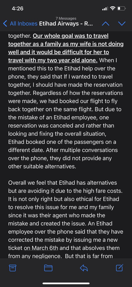 dnakrani's tweet photo. An email sent to @etihad @EtihadHelp @UAEmediaoffice and yet issue has not been resolved yet. This has been traumatic experience in these testing times for my family. @HamdanMohammed https://t.co/4A2jLlCW1n