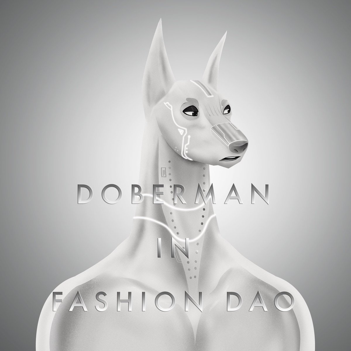 They say white is not considered a color. If this white Doberman is your blank canvas, how would you make him standout? 
Create and comment below, we might pick your idea to create a NFT. 
#NFTartist #NFTCommunity #NFT #NFTs #NFTGame #nftcollector #NFTProject