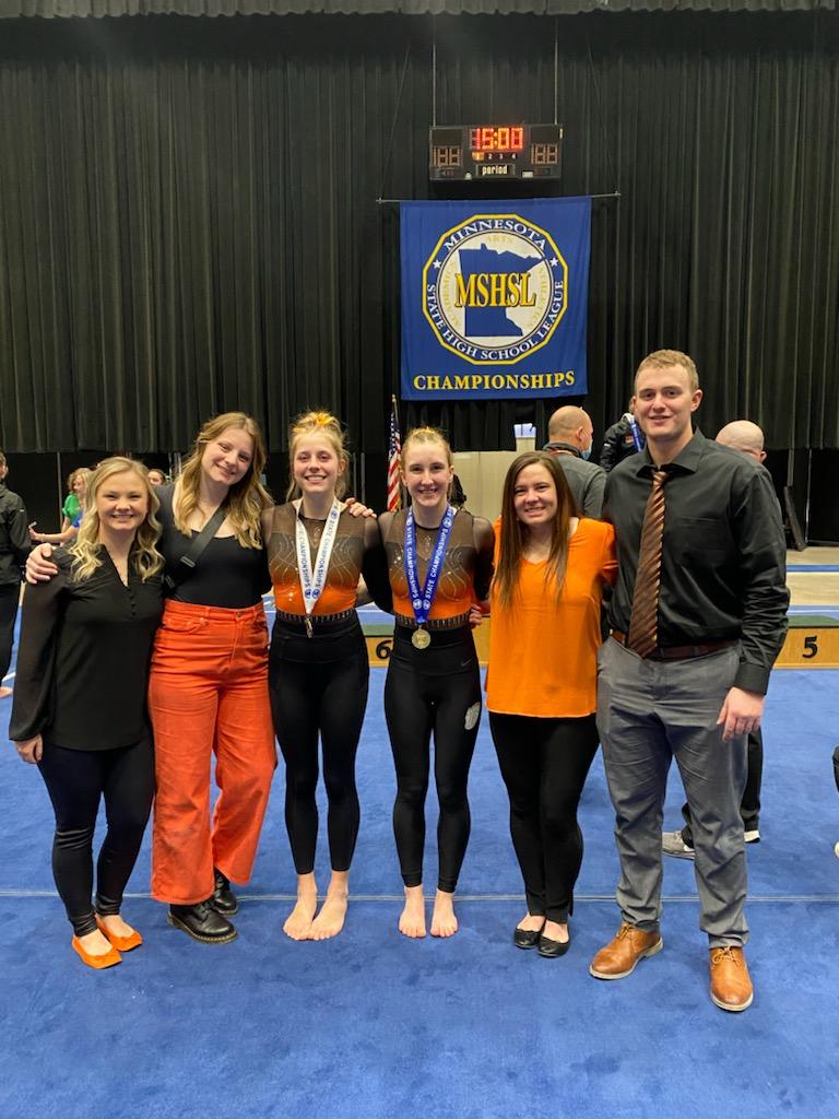 Congrats to Laney for finishing third and Grace for winning Bars today!!