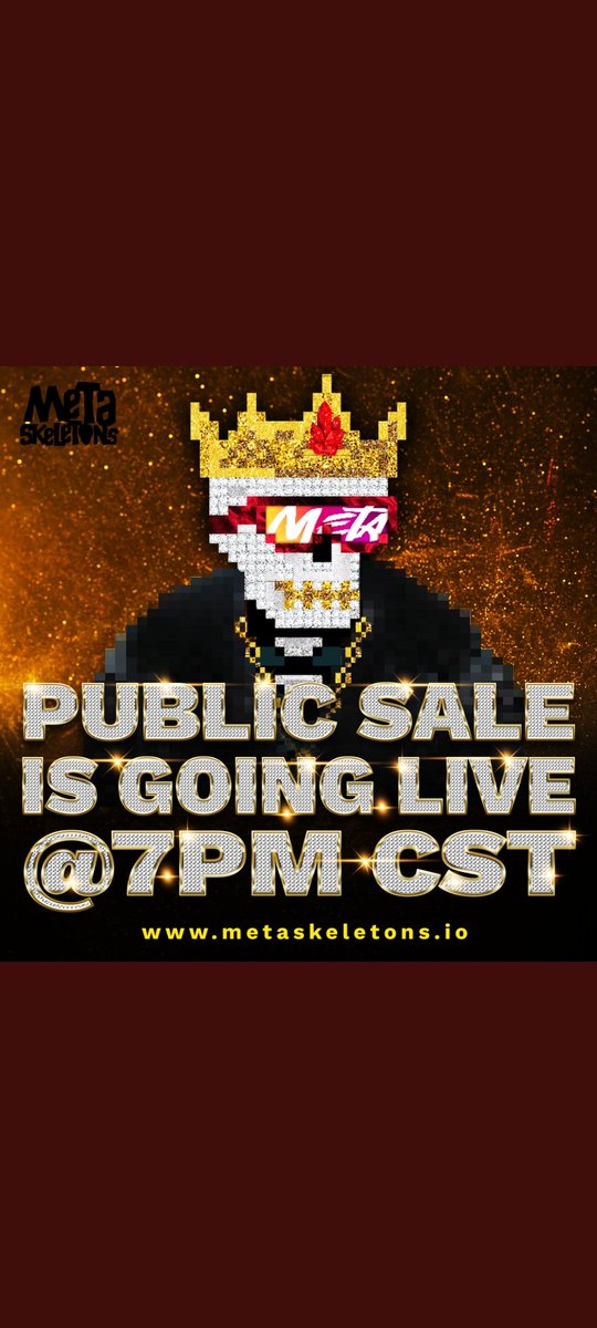 Dario90d7's tweet photo. @metaskeletons #metaskeletons #itpaystobedead
Best nft project I've ever heard! wonderful benefits such as staking, tokens earning and fractionated ownership! What are you waiting for? Become part of this community now! https://t.co/G4wwhyNBhb