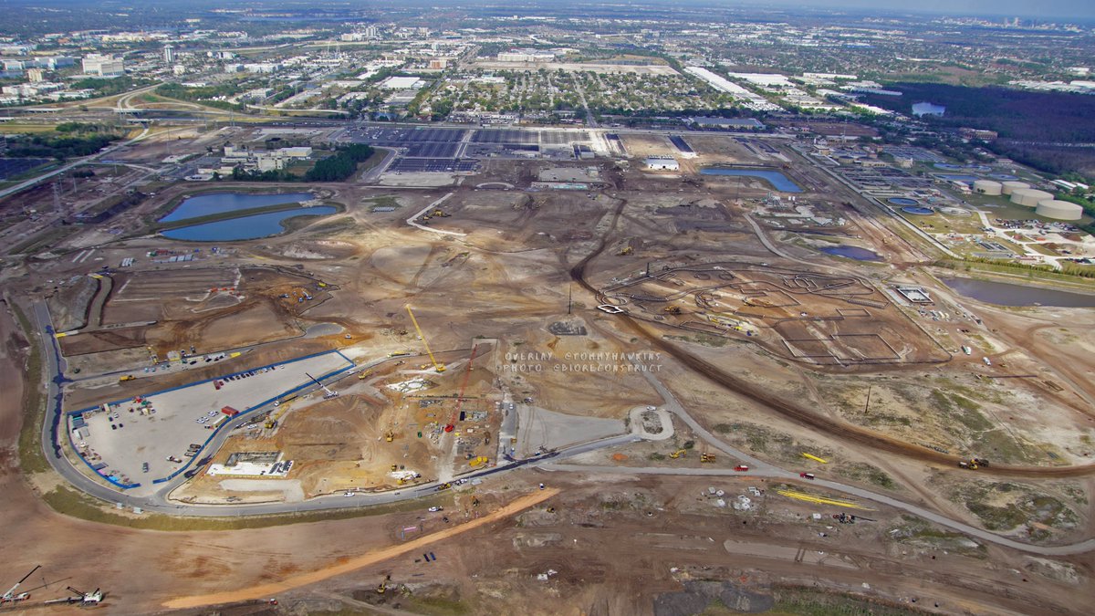 Thanks to the eagle eye of  @disneyheadmember spotting the sheet piling taking place. I was able to confirm by location they have started construction on How To Train Your Dragon Roller Coaster, they are beginning foundations for Scene 2 building  #EpicUniverse: