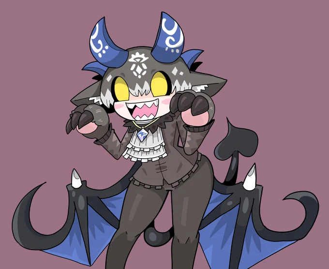 😈💜 #でびるさまにささげるえ 