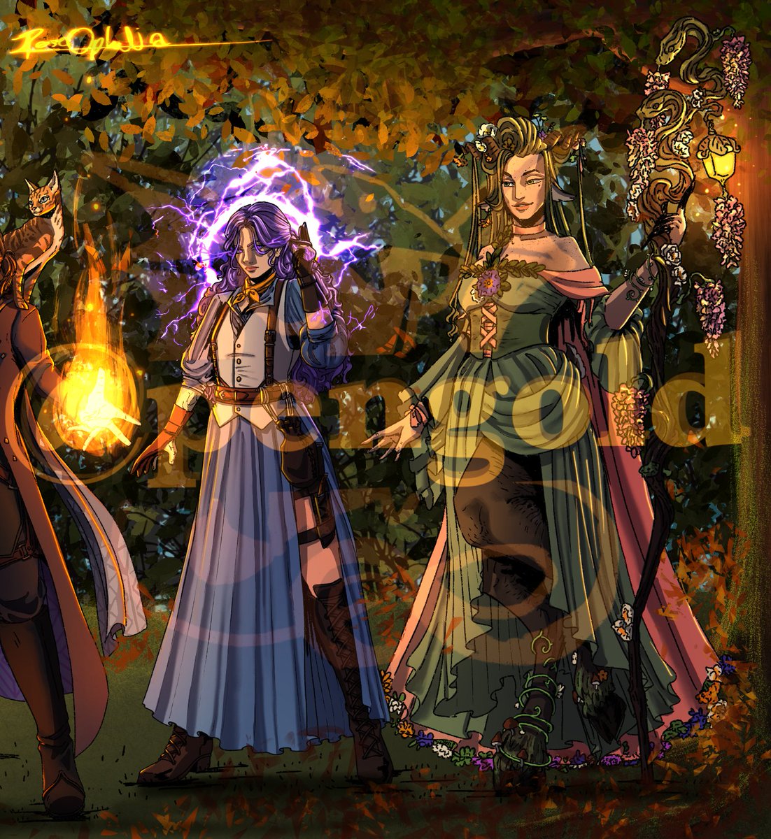 Pengold's tweet photo. The biggest commissioned piece, commissioned by @TwoDiceUphill, I've ever done!!! Here's just a section I can show y'all 👀
#criticalrolefanart #CriticalRole #CriticalRoleCampaign3 https://t.co/4s4re3g3D6