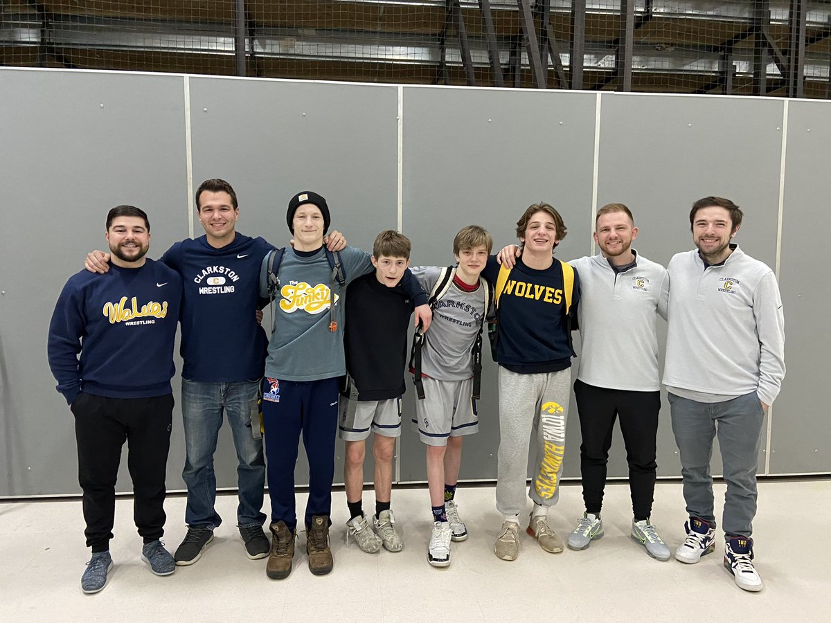 CLKWrestling's tweet photo. Congratulations to our four state qualifiers!

On to Ford Field!

#GoWolves https://t.co/J4rsoKaONW