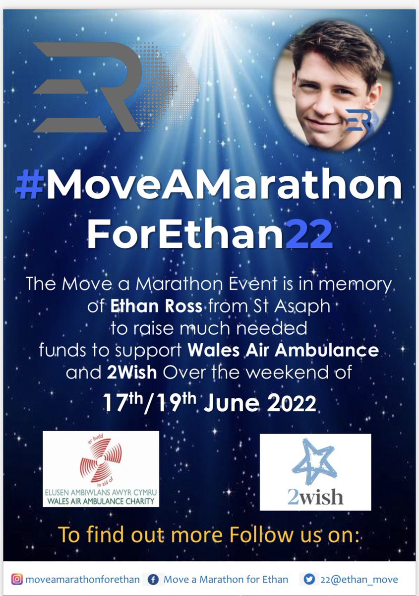 ethan_move's tweet photo. 4 month to go💙. sign up coming soon…
PLEASE SHARE
#moveamarathonforethan22
@air_ambulance   🚁 
@2wishcharity ⭐️ https://t.co/uryune8gli