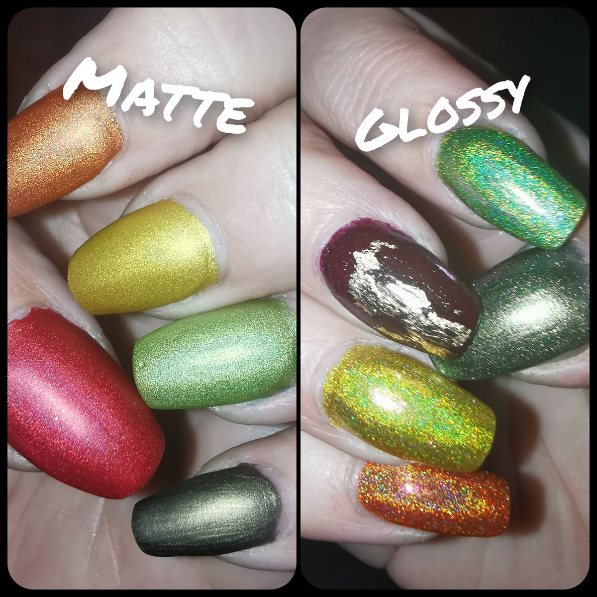 SneezyFey's tweet photo. Except for right hand middle finger (which is gel), all is @holotaco #paintingwothsimply Lovely! https://t.co/Qn8jtRKRuP
