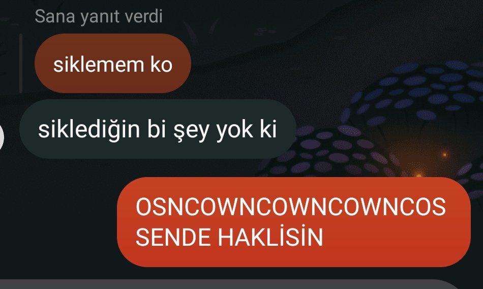 siklencek bişey yok ki