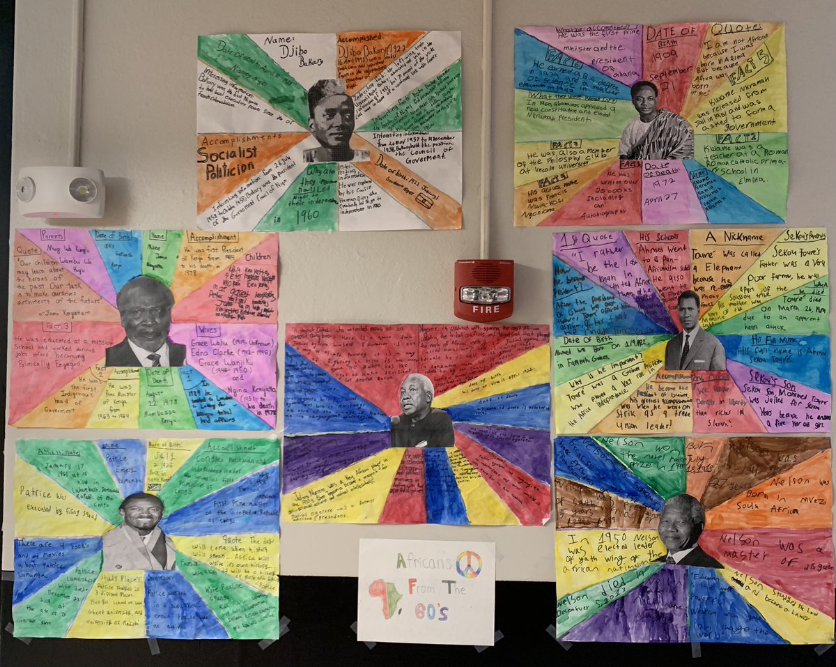 Black History Month can't go by without honoring great African leaders from the 60's who put their lives and family's lives on the line and STOOD UP AGAINST colonizers' currencies, education, ideas, forms of government, cultures, languages... 
Thank you for inspiring us.