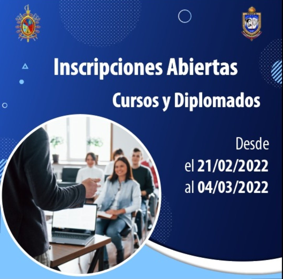 Unefa_VEN's tweet photo. #AtentoUnefista Participa en las inscripciones de cursos y diplomados desde el #21Feb al #4Mar Visitando nuestra página web https://t.co/TIET53NM36
#UnefaExcelenciaEducativa https://t.co/wQsksl7tnI