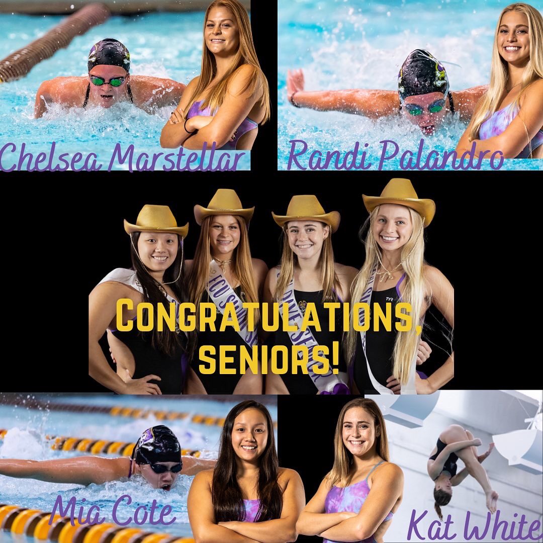 ECUSwim_Dive's tweet photo. Congratulations seniors!!! We’re so proud of you!! ☠️🏴‍☠️🖤 https://t.co/NgpNF0kgnY