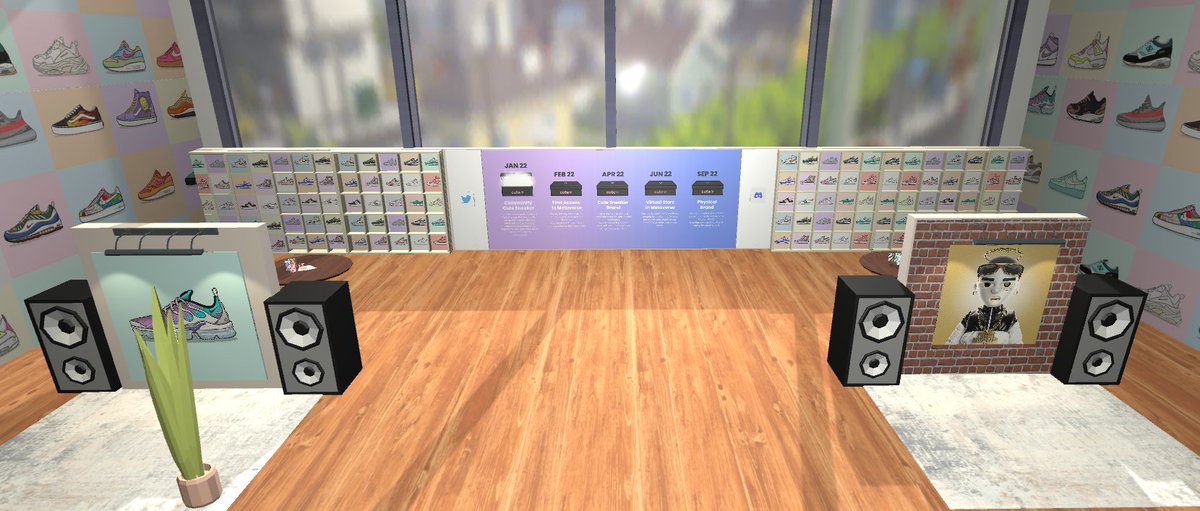 The <a href="/CuteSneaker/">Cute Sneaker | SOLD OUT</a> Community are creating the first Sneakers store in Portals.

Who doesn't see a clear future for Sneakers in the Metaverse, will already come to order some...🤣

#PortalsContest #NFT #Solana