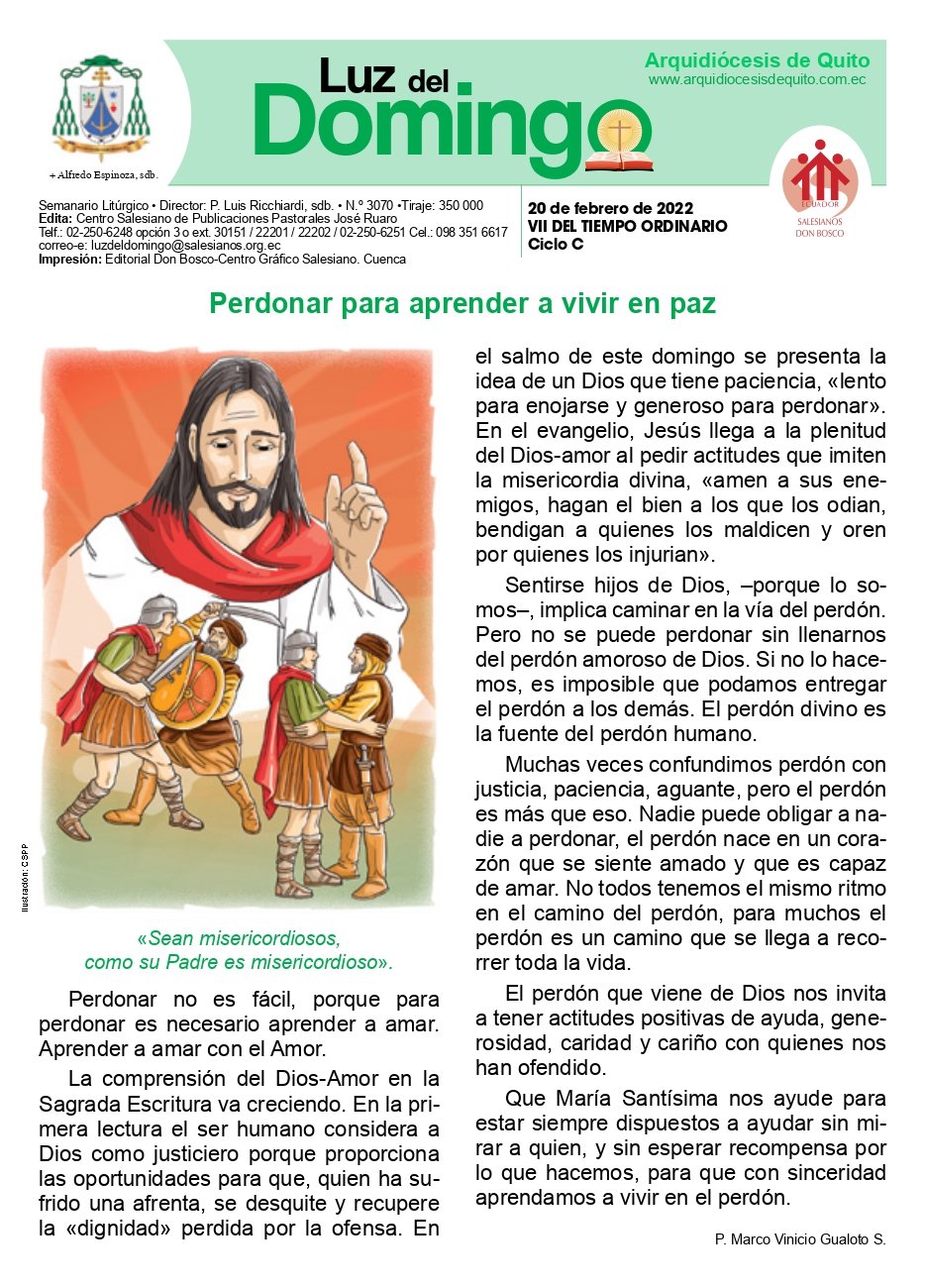 Parroquia Eclesiástica San Miguel Del Común on Twitter "HOJA DOMINICAL