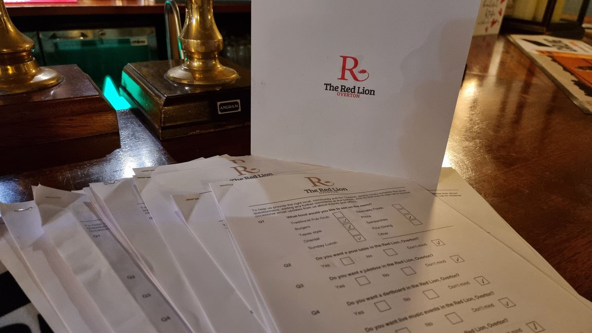 Thanks to everyone who has completed our questionnaire, "What do you want from your local, community pub?" 

What do YOU want from your local pub? Post below.