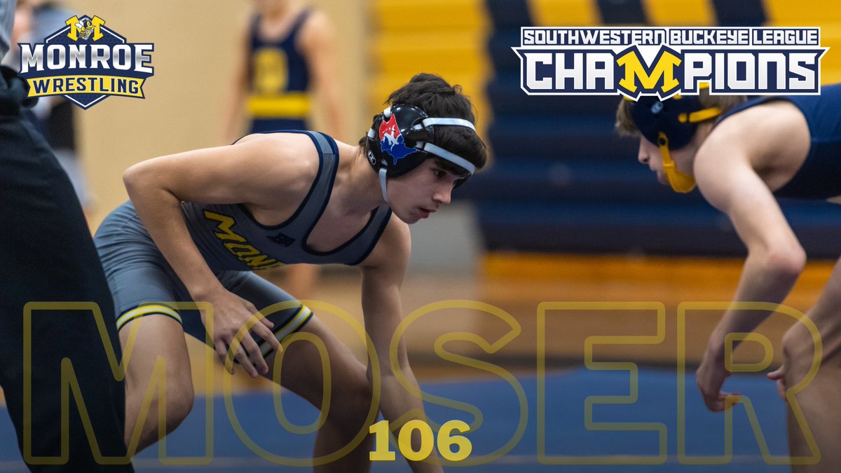 6Sphoto's tweet photo. 🐝🤼‍♂️ Congratulations to the 2022 SWBL East Champions Monroe Hornets!

Four Hornets stood atop the podium today, including Moser (106), T. Campbell (120), Pitsch (150) and Reber (285).

Senior, Alex Pitsch was named SWBL Wrestler of the Year!

#1HAH #HornetCountry

@WrestlinMonroe https://t.co/KCVd52O0pU
