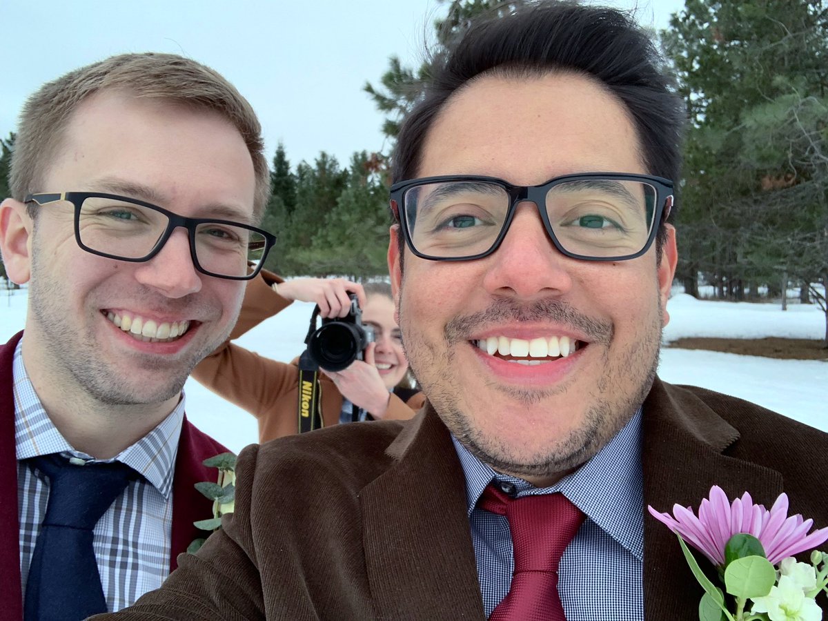 sonofasith's tweet image. 2.19.22

Proudly and happily presenting Mr. and Mr. Escobar-Foster!