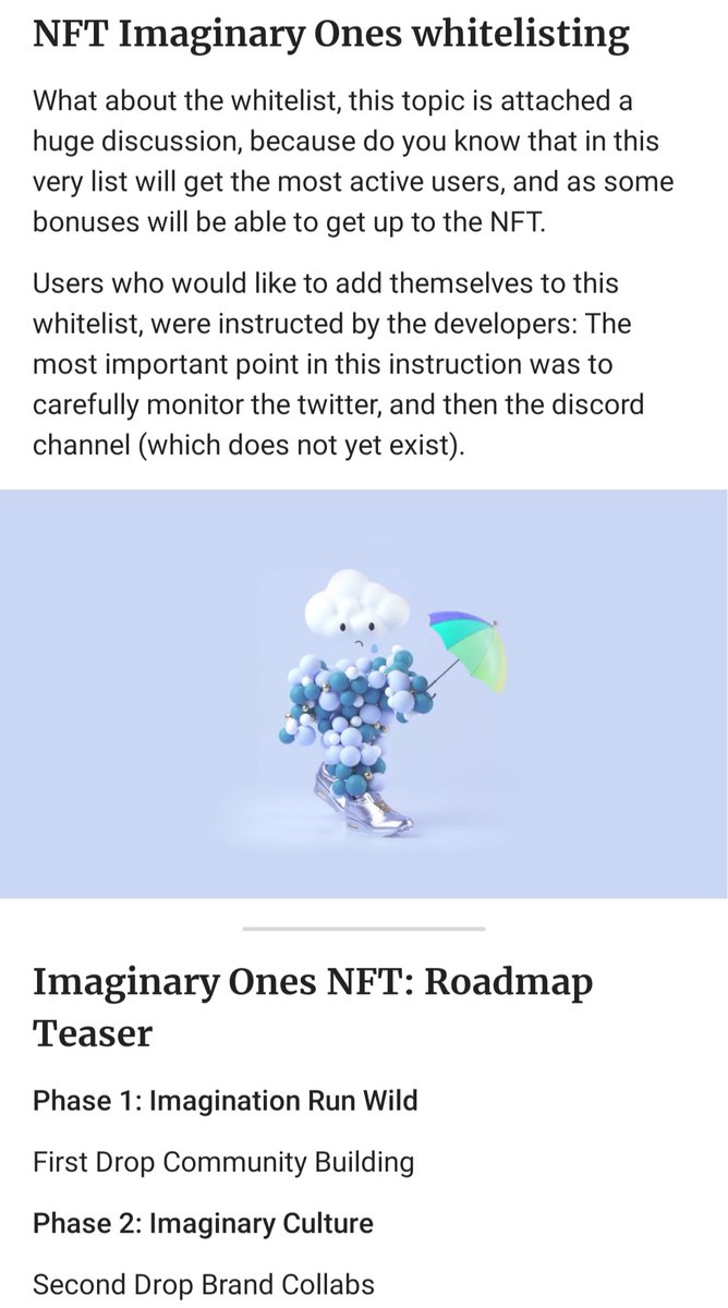 men_2077's tweet photo. my article about @Imaginary_Ones please read, I hope you appreciate it 🙏  😊 @cmttat @heygentlewhale @kbbyhoon @MightyMouseyIO please connect the link as twitter is blocking for unknown reasons #NFT
h+ttps://telegra.ph/Syndicatex-02-19 https://t.co/OOFpjdeSrE