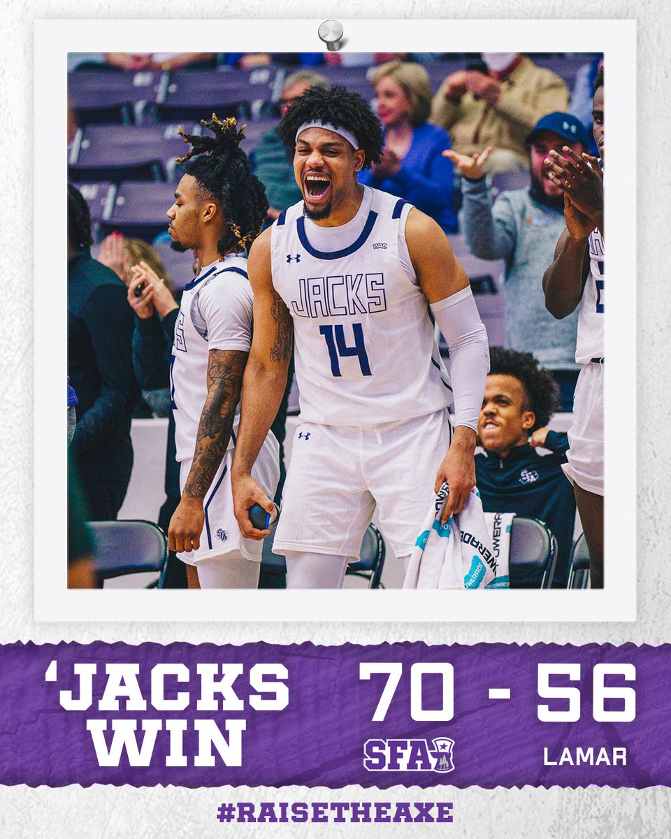 SFA_MBB's tweet photo. Road wins are 𝐆𝐎𝐋𝐃 

#PressU x #AxeEm x #RaiseTheAxe https://t.co/fo9c4gaW8b