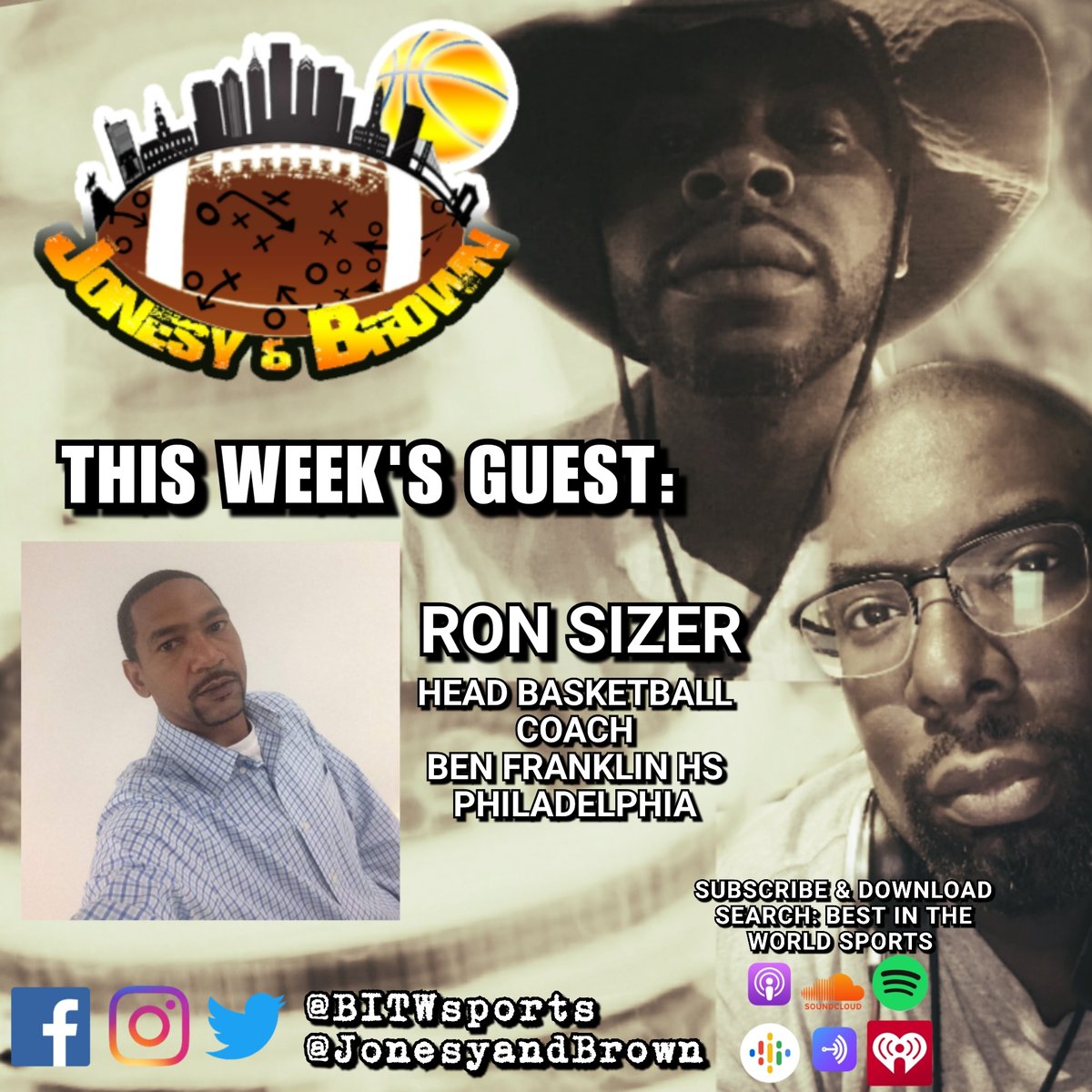 BITWsports's tweet photo. @CoachSizer is doing amazing things at Ben Franklin HS in Philadelphia.

He tells @JonesyandBrown about a few of them on this week's podcast.

Hosts: @Jonesy_LJR, @JLBfromDVM
Subscribe/Download: https://t.co/ebIoYIXyvW

Follow:
https://t.co/NFZfib7VoX
https://t.co/wV4yInYfwc https://t.co/H52xUAHmdQ