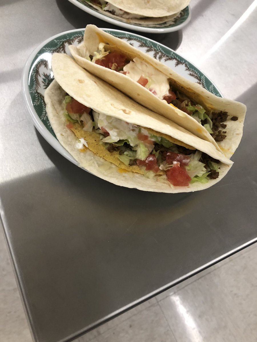 CassidyBreer's tweet photo. Lots going on in the culinary pathway this week. Cheesy Gordita Crunch, Breakfast Braids, Rainbow Bagels, and measuring experiment with cookies! #TritonFACS #WeAreTriton https://t.co/94YKE7uyb5