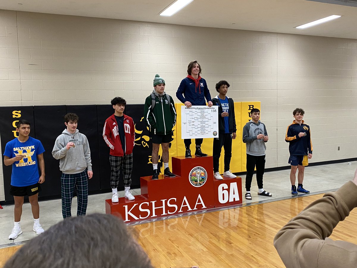 WichitaNorthwe1's tweet photo. Congrats to our 4 Grizzly Wrestlers qualifying for the state Tournament🏟 
Zach Morford 2nd
Caden Ross 3rd
Alexander Brooks 3rd
Brendan Lewis 7th https://t.co/CsBcWr0jWO