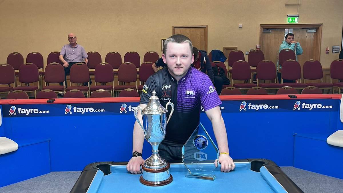 And the 2022 Fayre World Pool Champion is Liam Dunster, but after a fantastic battle we also need to applaud runner-up Gareth Hibbott, after some frankly incredible pool under pressure from them both! <a href="/BBCWYS/">BBC Sport West Yorkshire</a> <a href="/talkSPORT/">talkSPORT</a> <a href="/BBCSport/">BBC Sport</a> <a href="/ebapool/">Blackball ~ Europe 2024</a> <a href="/BBall_INTL/">Blackball International</a> <a href="/TalkingSnooker/">Talking Snooker</a>