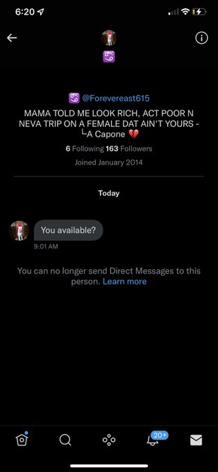 Did I say something wrong because he blocked me lol 😂 https://t.co/1Cad0hUDBr