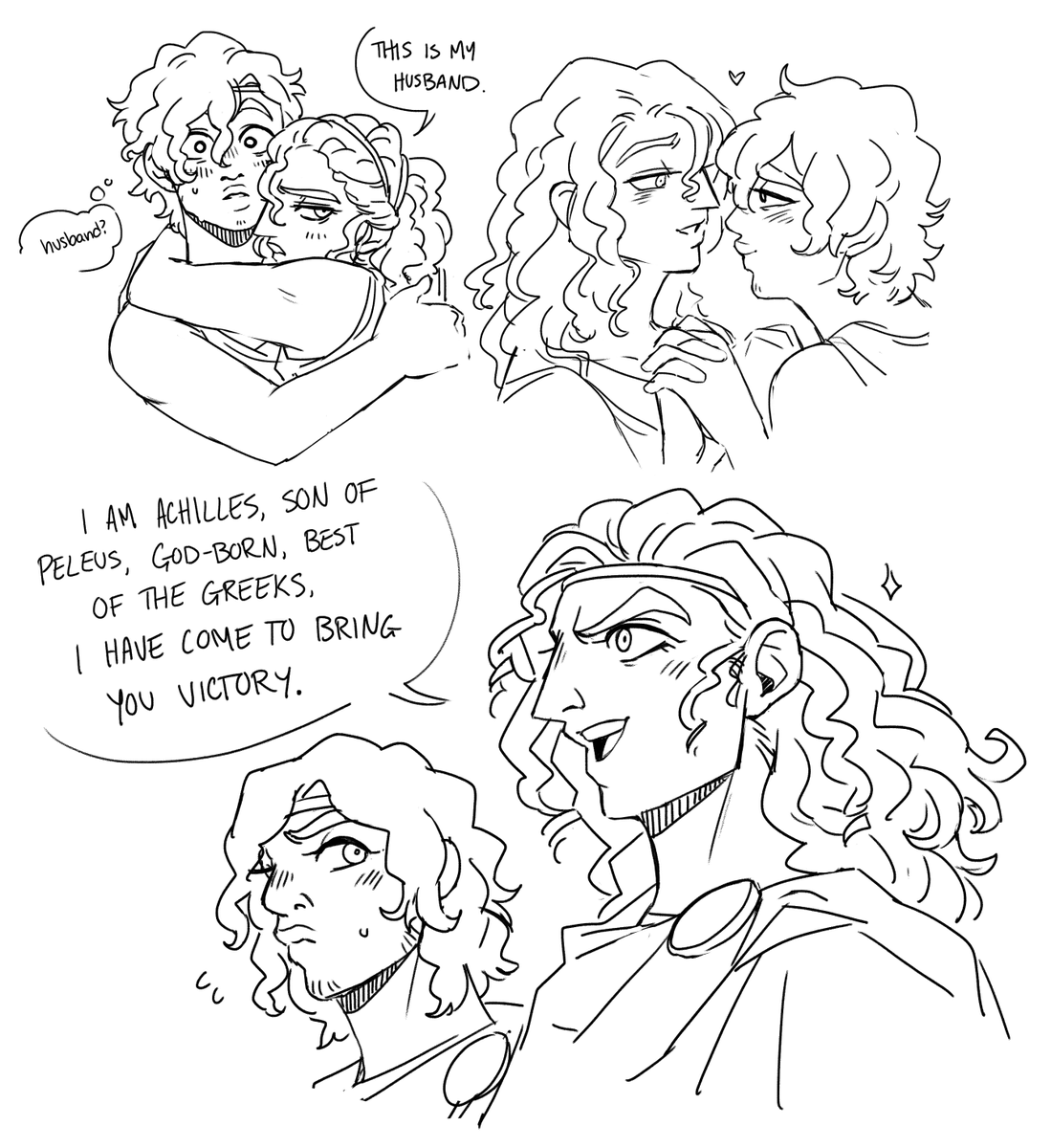 ive been reading song of achilles, its a great hades fanfic (I'M JOKING but i am constantly just imagining their designs in hades lol) 