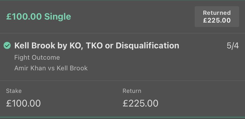 Great scrap swapped and changed all week, credit to Khan took his licks. Credit to both #boxing #KhanBrook 🥊