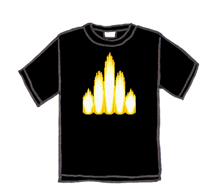 餓狼伝説のTシャツを考えました。 