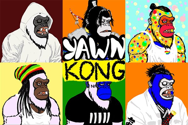 YawnKong's tweet photo. @0xVolkan YawnKong #nft https://t.co/4Cq4NN5y06