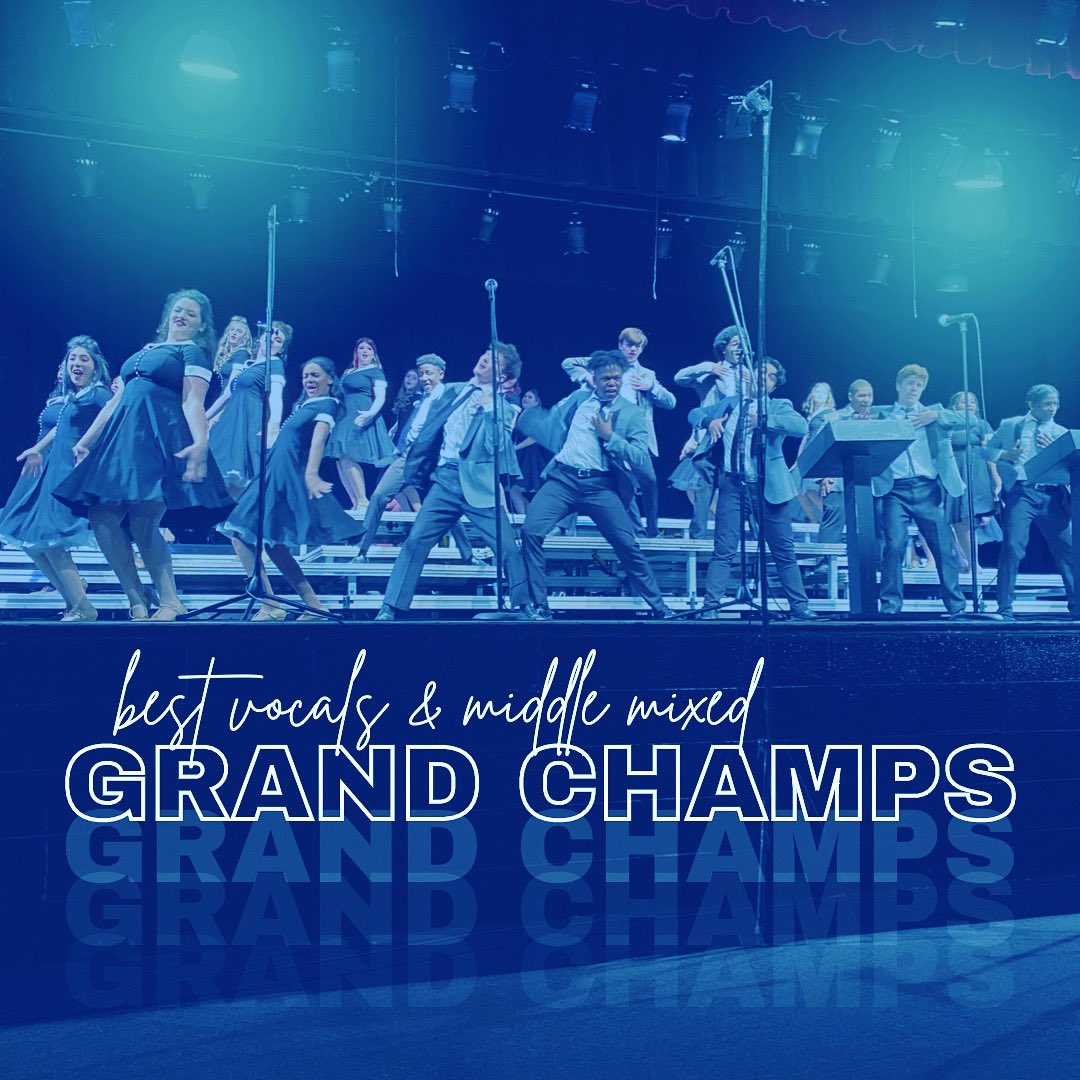 CONGRATS to Rhapsody In Blue on winning their division at the South Central Classic! Can’t wait to see the many fantastic groups at today’s competition!