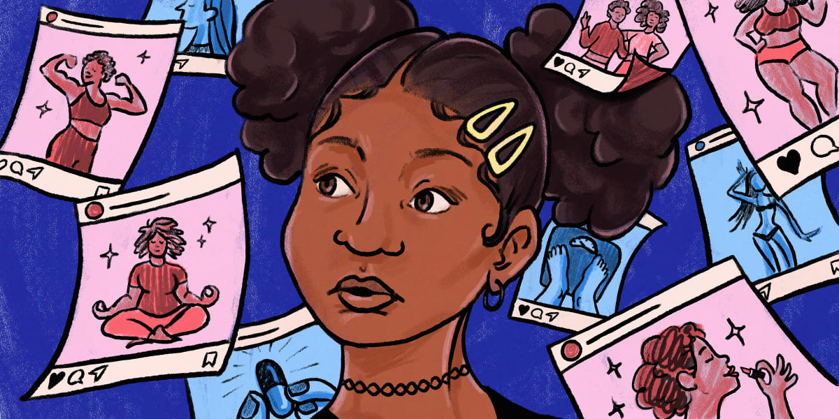 crowdtalk's tweet photo. "When my Black teen patient shared that she had tried detoxing to change her body, I thanked her for trusting me with her experience and then pointed to the pin I wear on my badge: 'Black Excellence.'" @ThelbenM https://t.co/9HgWdce9iV https://t.co/GXVYRJXt8h