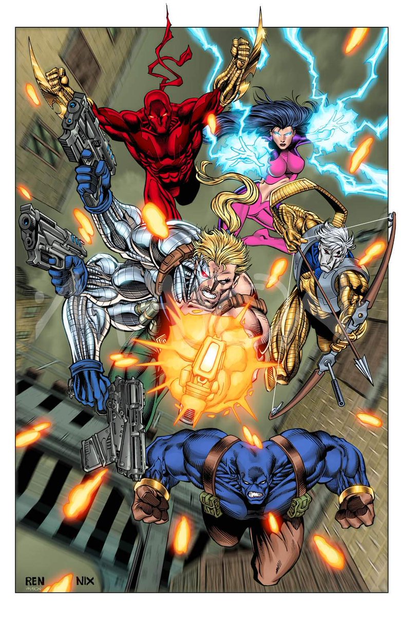 daarkanjel's tweet photo. Codename: StrykeForce tailored recreation after @BrandonPeterson
Pencils by @FlorenCIV
Inks by @MisterBebop1
Colours and edits by @mentalstudios
@TopCow #Stryker #CyberForce #Image30 @ImageComics @Marc_Silvestri @topcowmatt https://t.co/7gYy2u1d4P