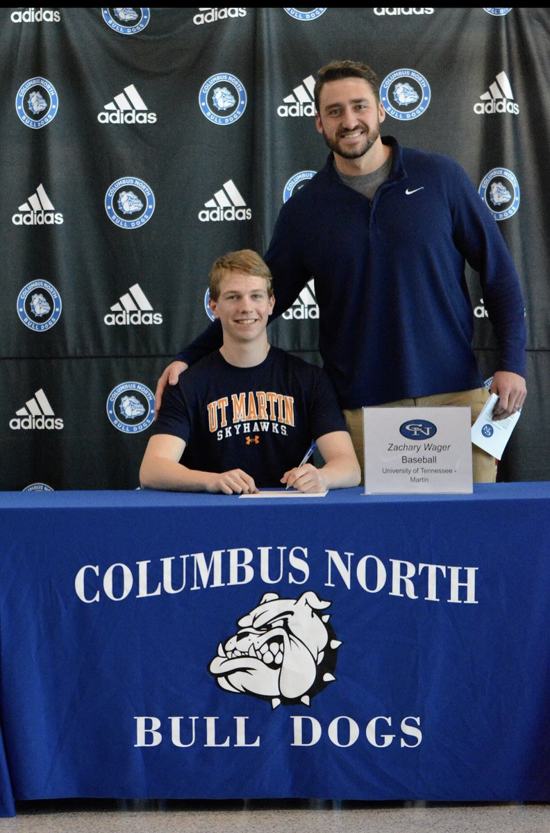 Very proud of <a href="/ZachWager54/">Zach Wager</a> as he signs his letter of intent to continue his academic &amp; baseball career at the University of Tennessee Martin. Excited to watch him during our upcoming 2022 season &amp; throughout his collegiate career. Congratulations Zach, we’ll deserved!!