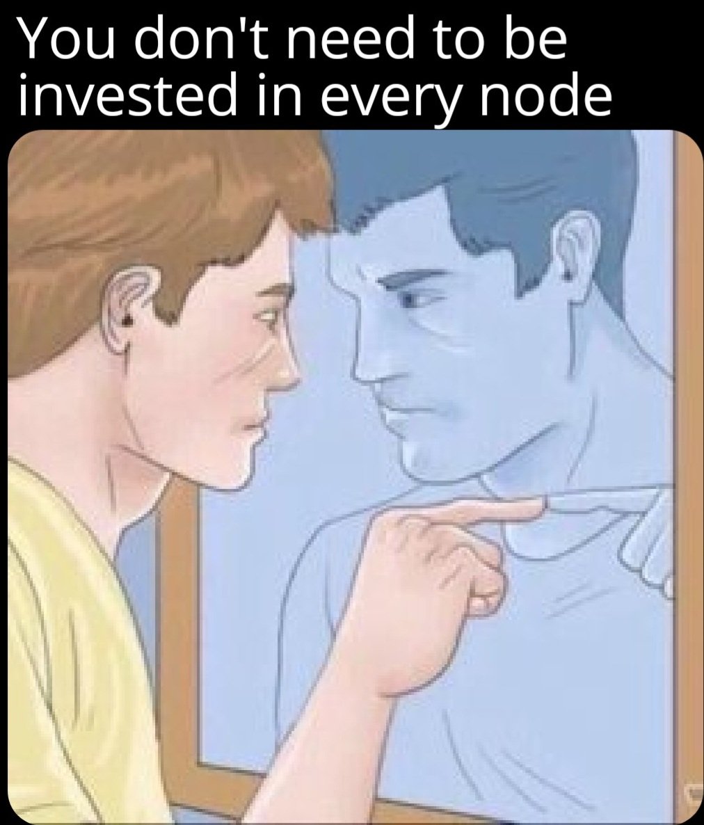 Telling myself this each time I buy a new node project 😂😅

$Gala $Strong $Pre $Dag $Thor $Comb $Vpnd $Power $Cubo $Lvt $Pxt $Univ $Atlas $Fire $Sha $Cworld