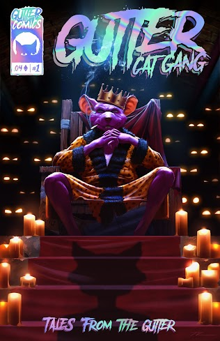 crk_NFT_'s tweet photo. burned 8 comics for the @GutterCatGang double Holo King Rat covers. Thanks for everything @gutterdan_ @gutterric @ClamzEth #GutterComics #GutterCatGang @KingBlackBored @ABigThingBadly π₯ππ https://t.co/PG9xHzfURL