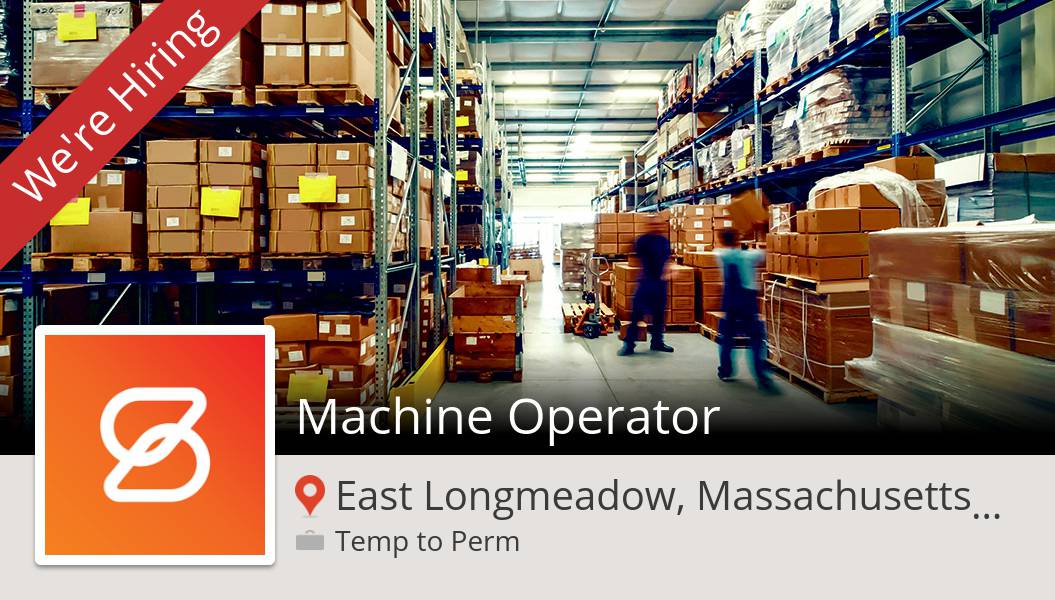 SpherionMA's tweet photo. #Spherion is hiring! #Machine #Operator in #EastLongmeadow, apply now! #job https://t.co/Aam1Lboh8t https://t.co/plyNfr0J2K